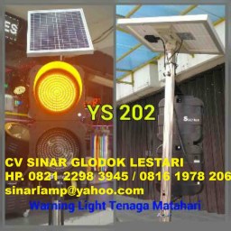 Warning Light Tenaga Surya 20cm